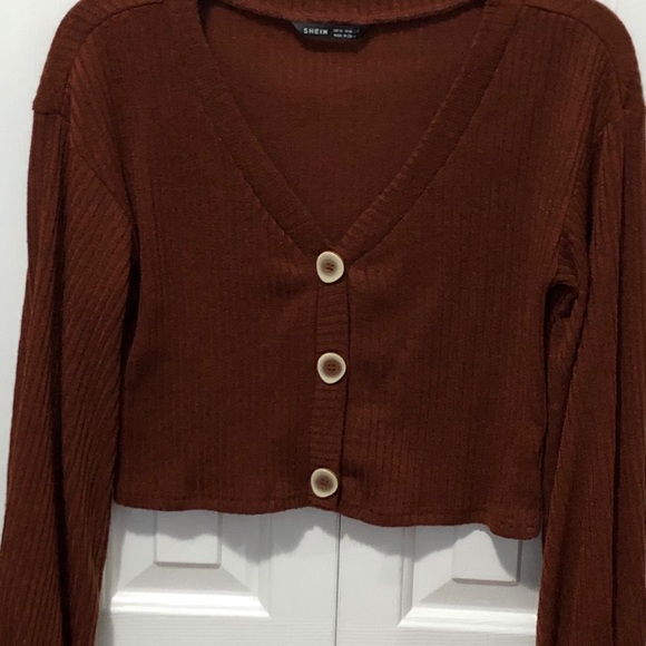 3 for $10 Button Up Drop Shoulder Cardigan - Picture 7 of 7